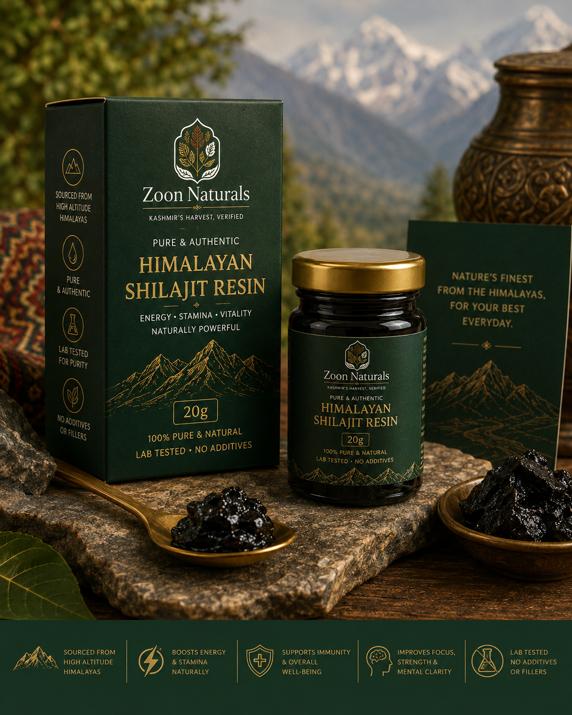 Himalayan Shilajit Resin, 20g