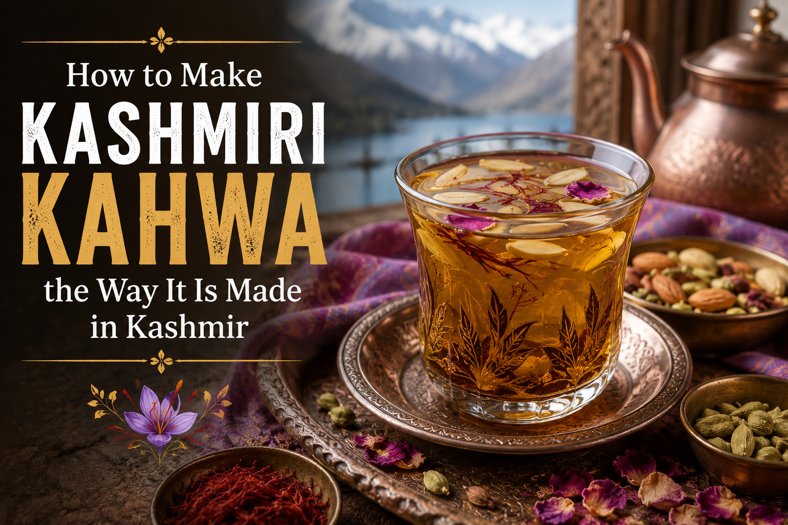 How to Make Kashmiri Kahwa the Way It Is Made in Kashmir