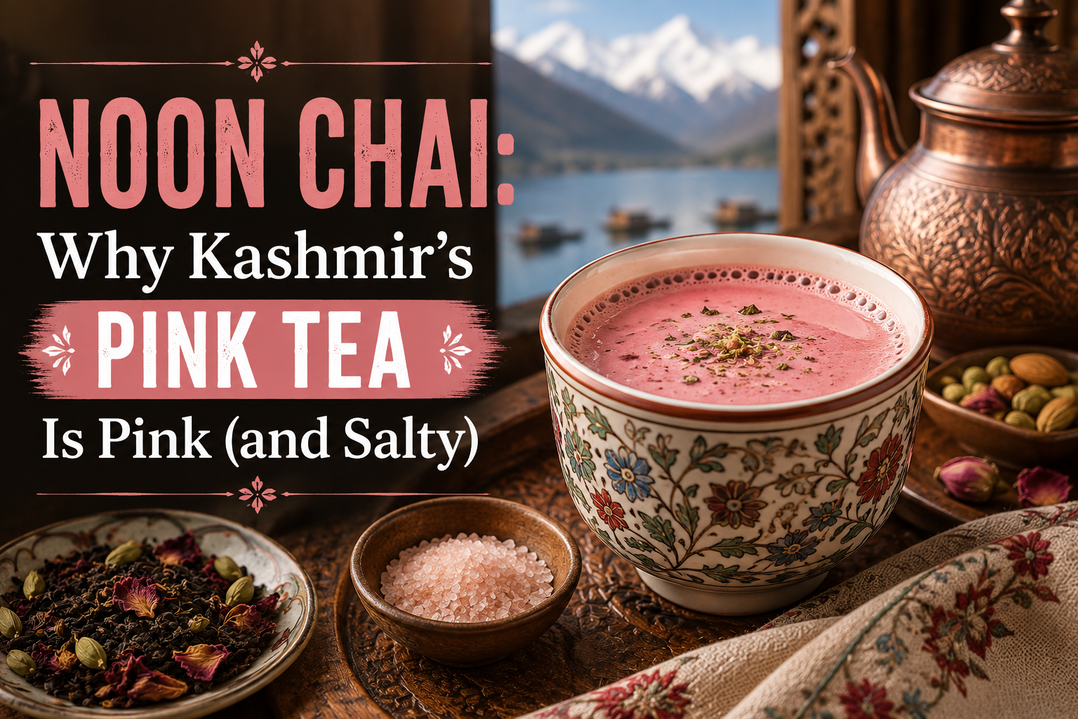 Noon Chai: Why Kashmir’s Pink Tea Is Pink (and Salty)